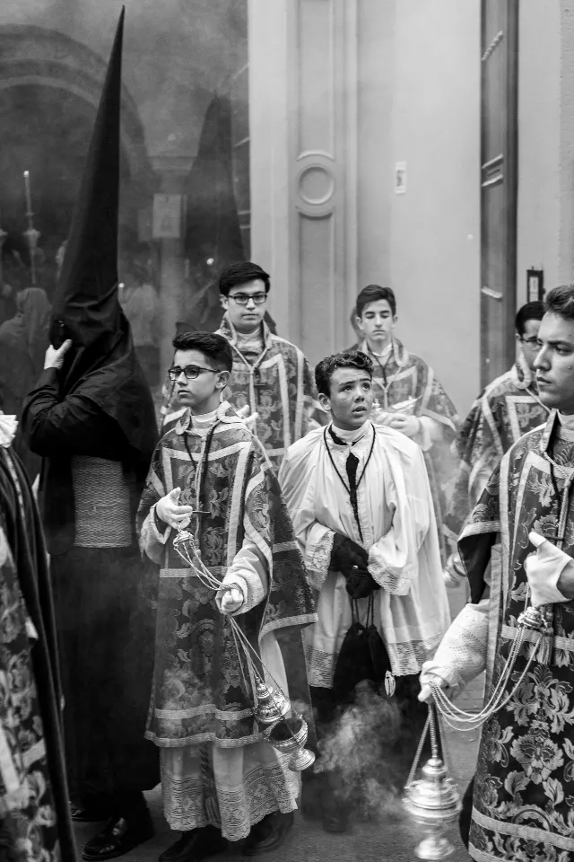 Semana Santa. Sevilla.  Las miradas del amor.