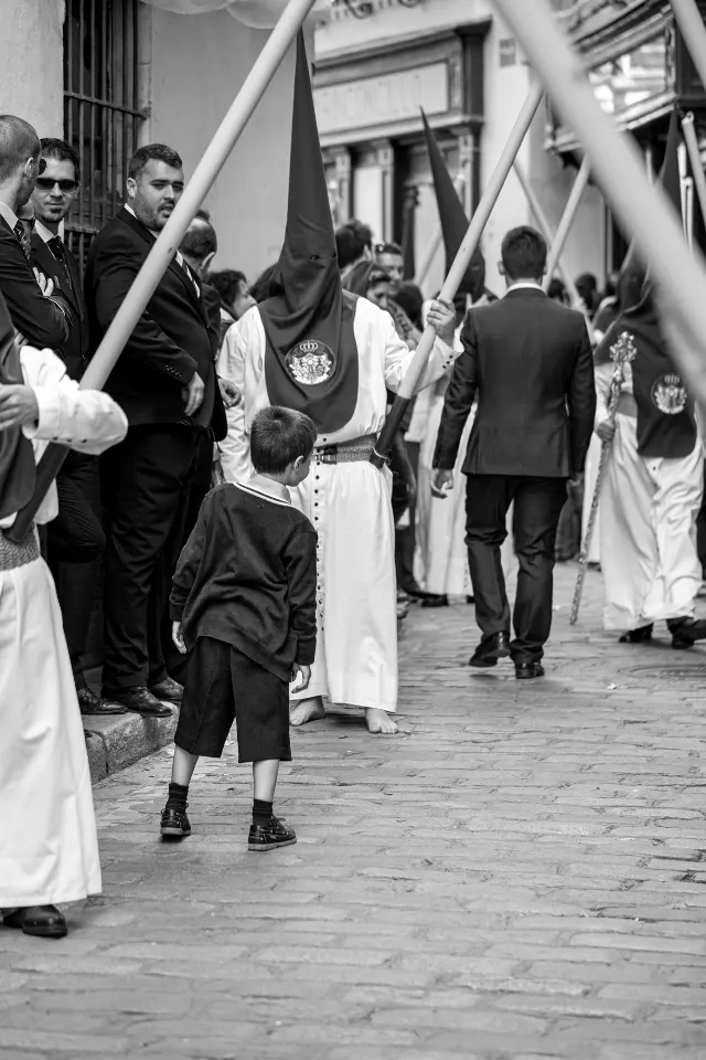 Semana Santa. Sevilla.  Las miradas del amor.