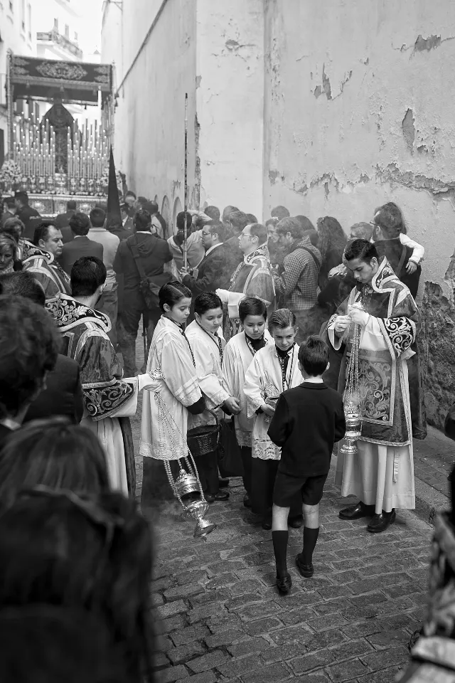 Semana Santa. Sevilla.  Las miradas del amor.