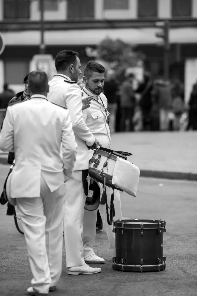 Semana Santa. Sevilla. Músicos.