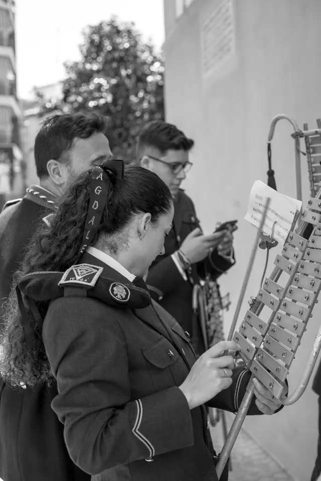 Semana Santa. Sevilla. Músicos.
