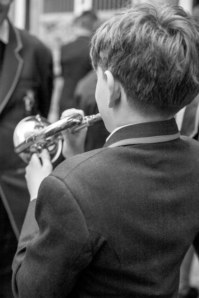 Semana Santa. Sevilla. Músicos.