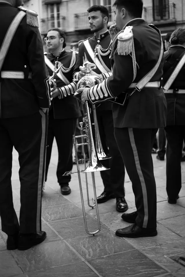 Semana Santa. Sevilla. Músicos.