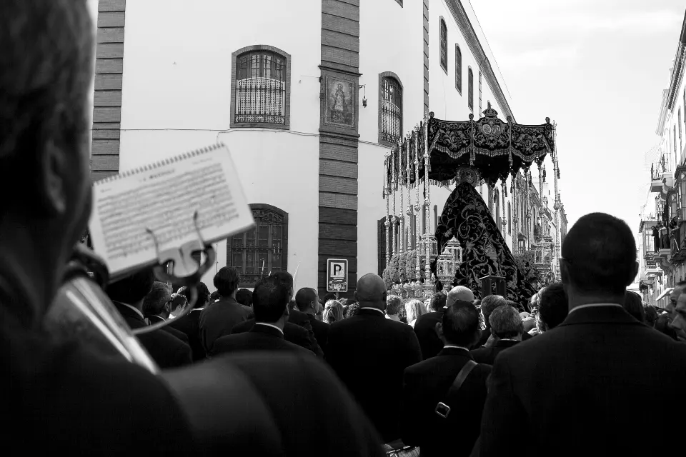 Semana Santa. Sevilla. Músicos.