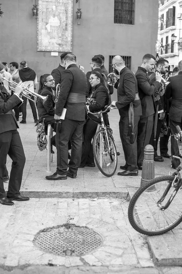 Semana Santa. Sevilla. Músicos.