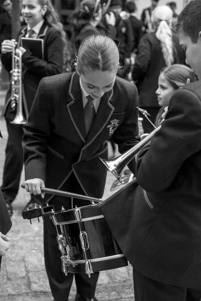 Semana Santa. Sevilla. Músicos.
