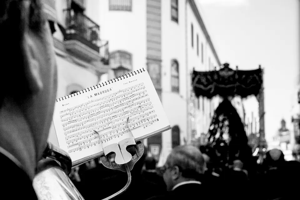 Semana Santa. Sevilla. Músicos.