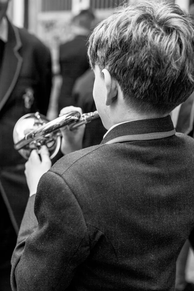 Semana Santa. Sevilla. Músicos.