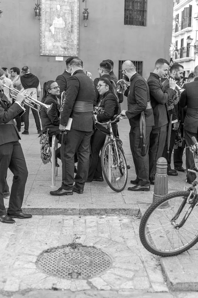 Semana Santa. Sevilla. Músicos.
