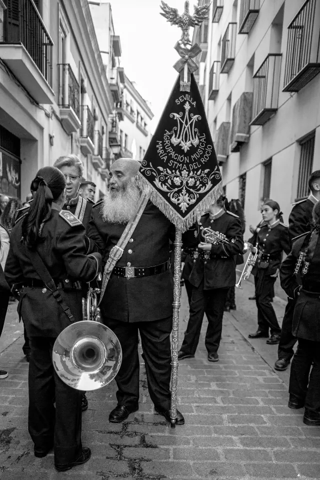 Semana Santa. Sevilla. Músicos.