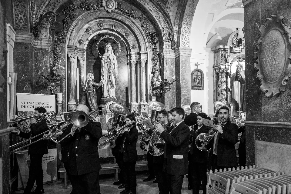 Semana Santa. Sevilla. Músicos.