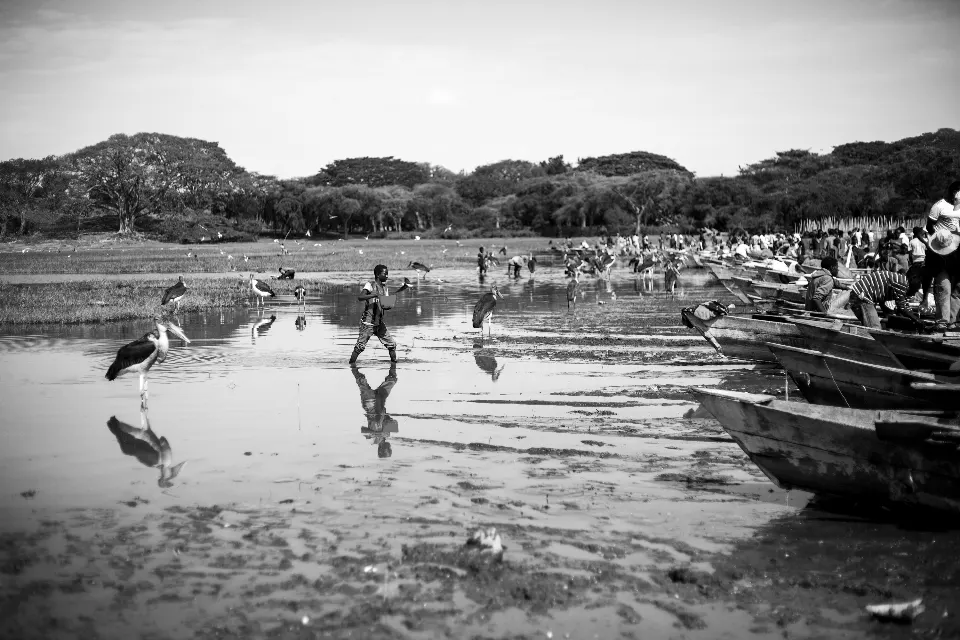 Etiopía. Lago Awassa. Fishermen