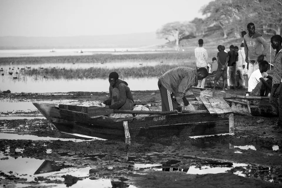 Etiopía. Lago Awassa. Fishermen
