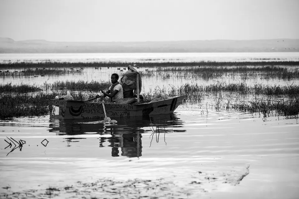 Etiopía. Lago Awassa. Fishermen