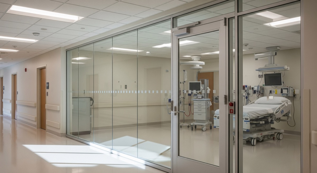 Fire-rated glass project