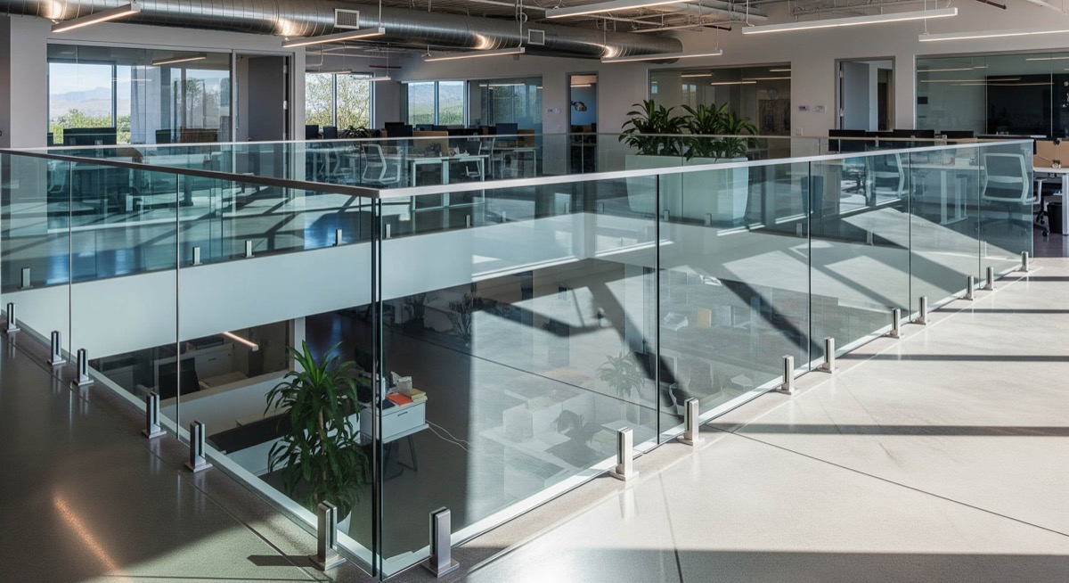Safety glazing installation