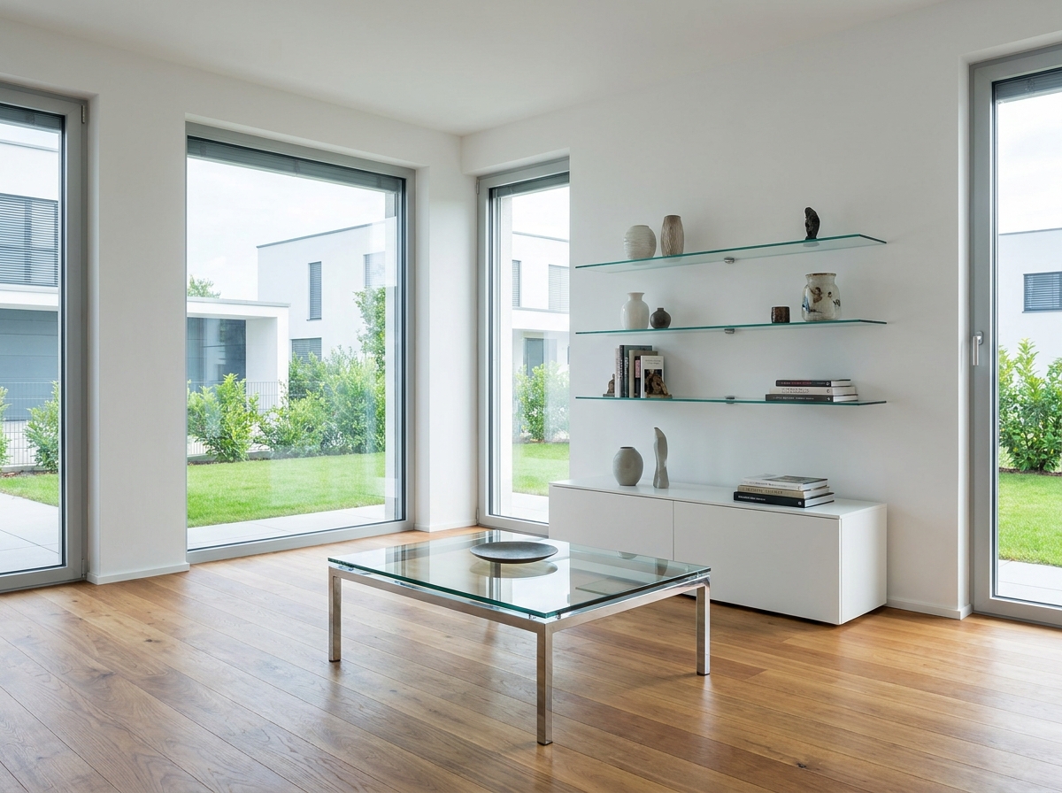 Residential glass tabletops and shelving replacement in California and Arizona, offering expert glass repair services.