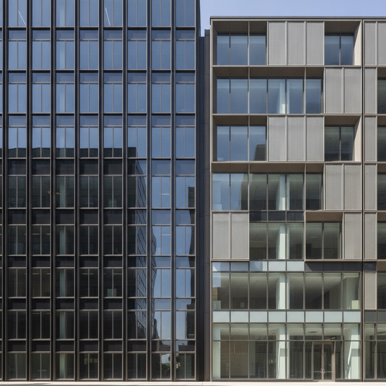 Comparison of prescriptive versus performance-path glazing strategies on commercial facades