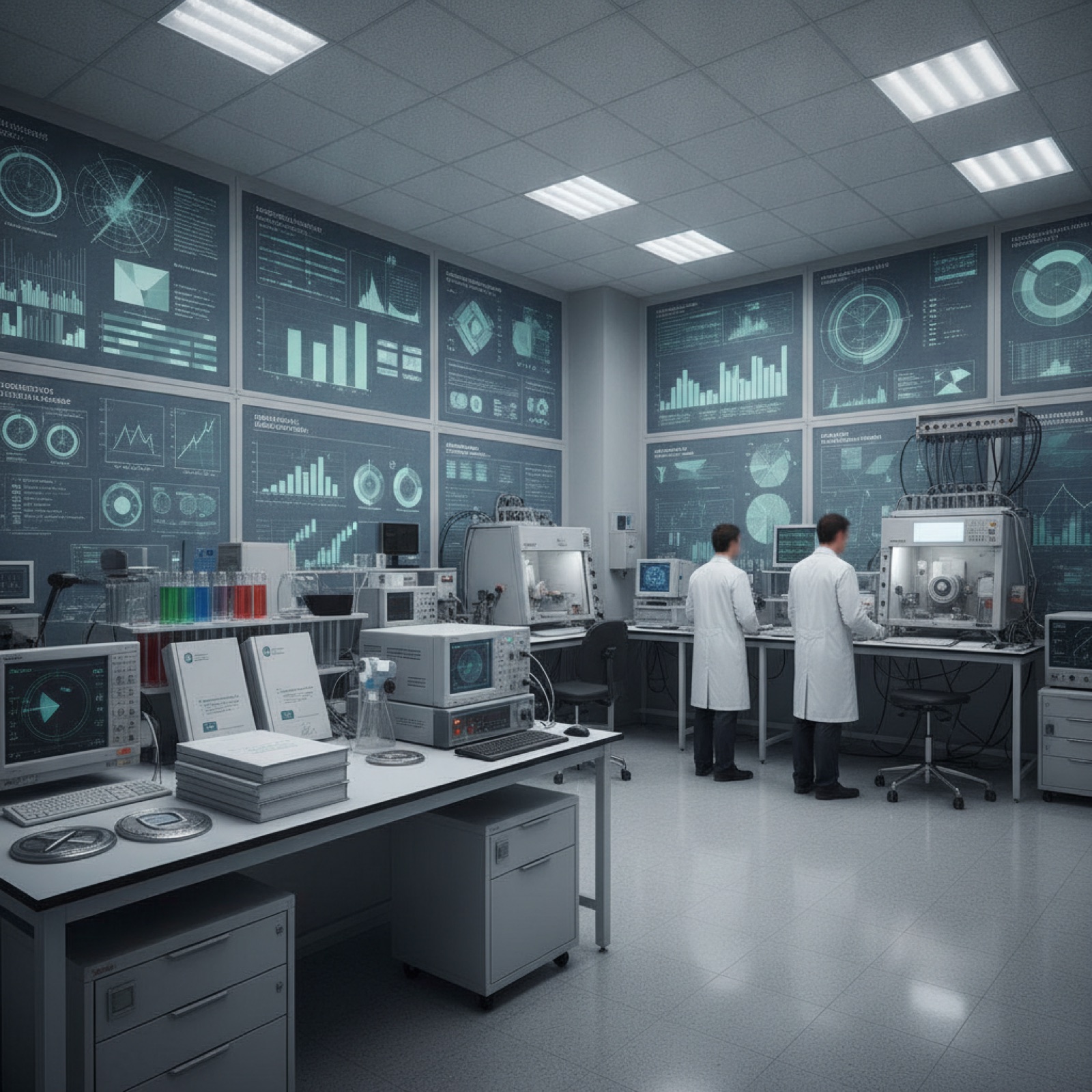 Commercial glazing testing laboratory with certification standards and performance test documentation