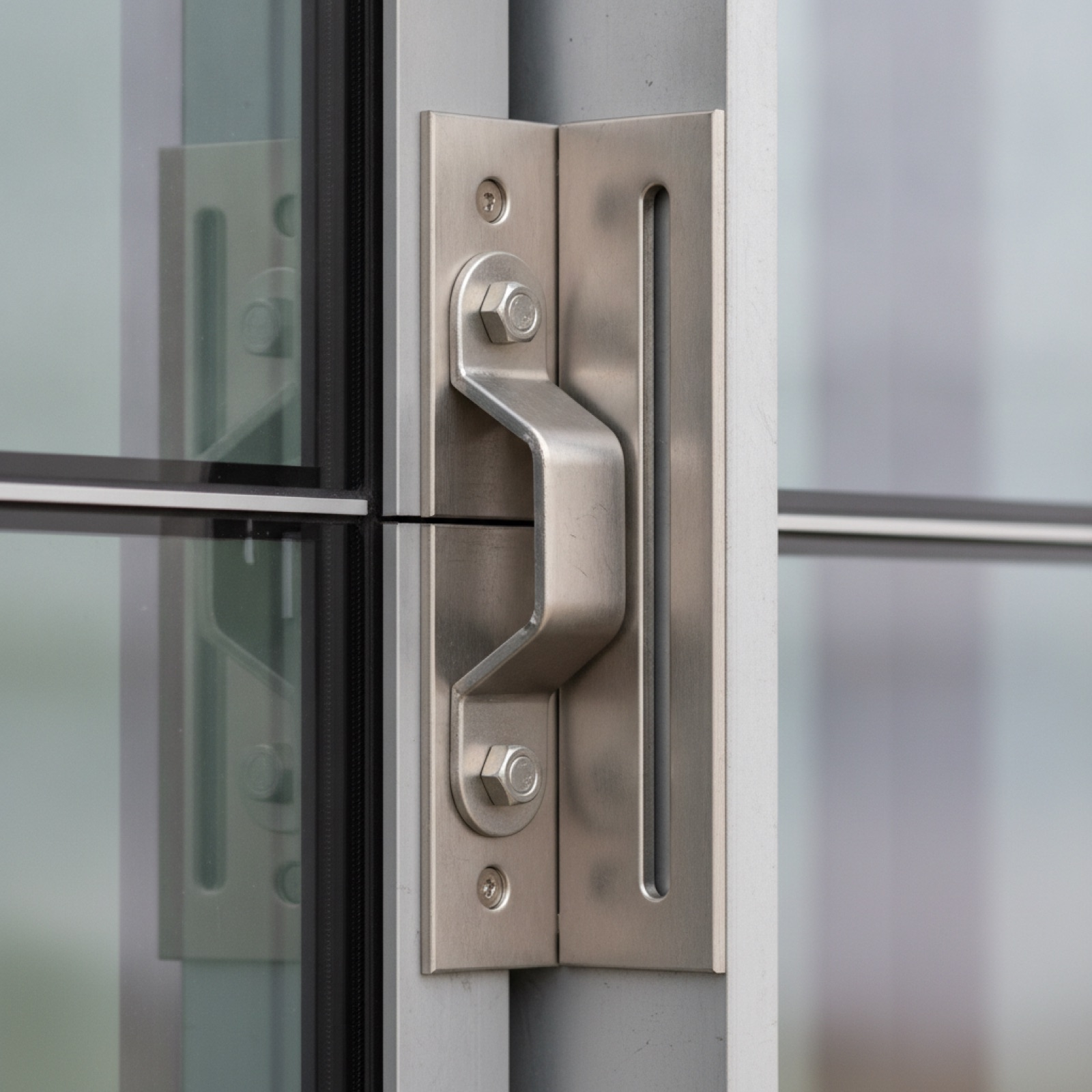 Slotted anchor connection allowing seismic movement in curtain wall installation