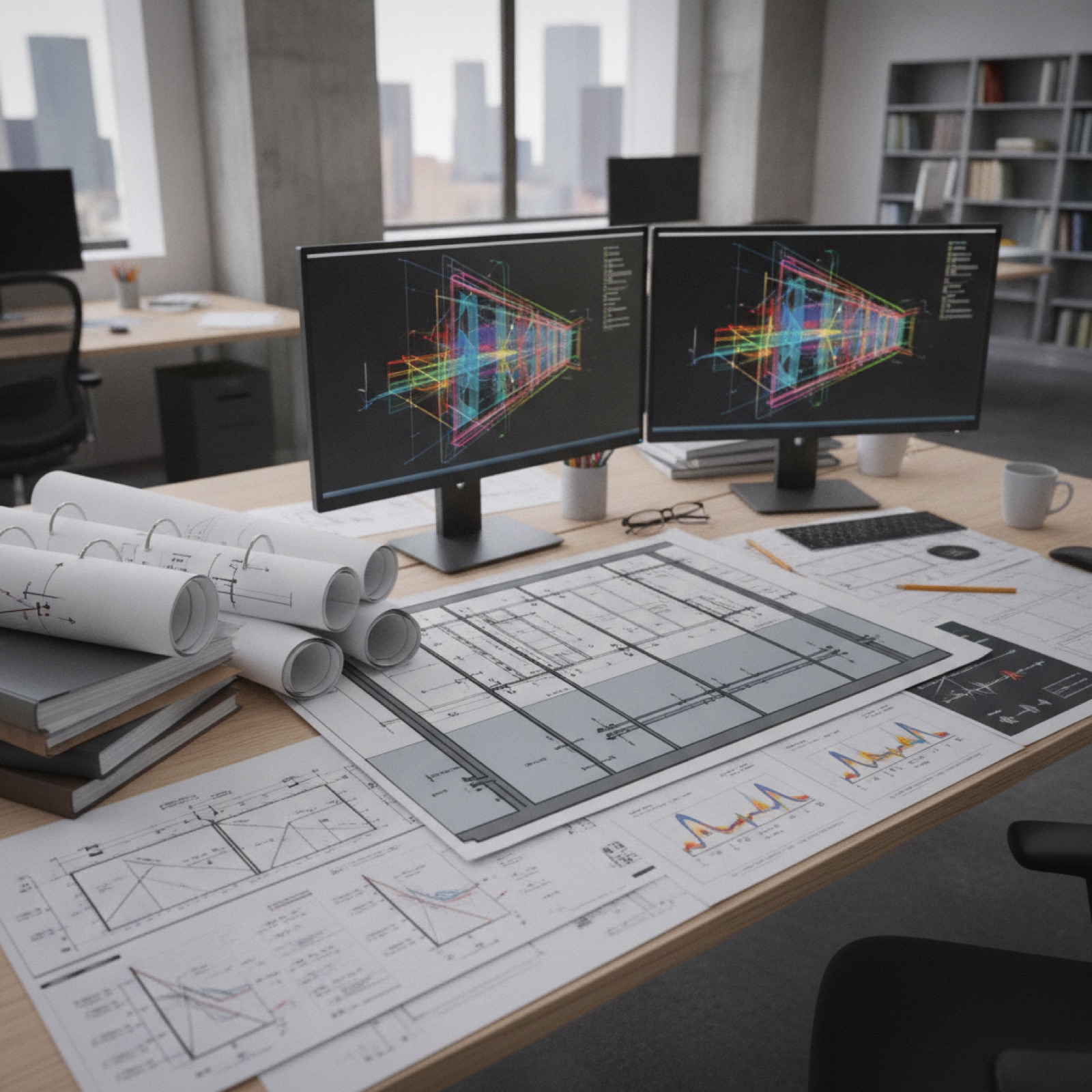 Technical design materials for curtain wall seismic and deflection analysis and calculations
