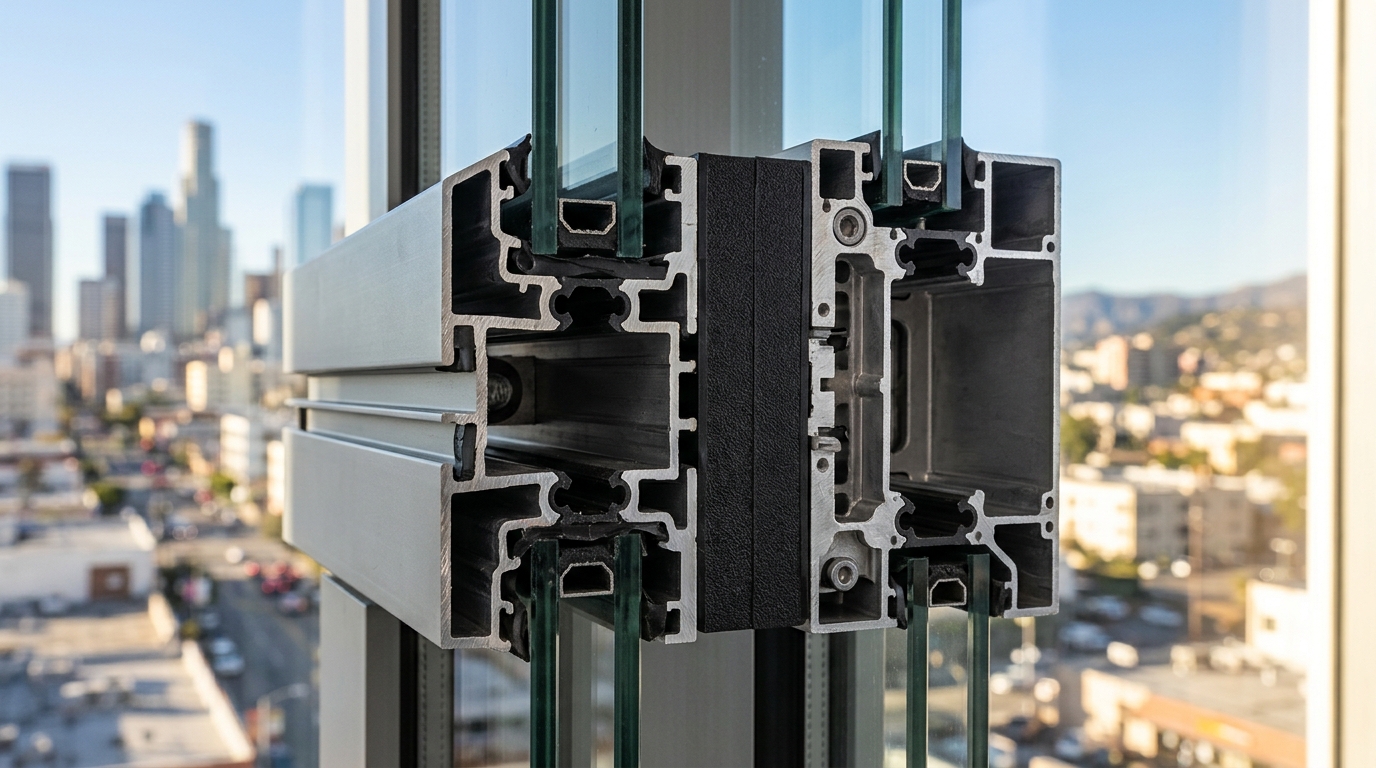 Thermal-Break vs. Non-Thermal Aluminum Framing (and What It Costs You in Title 24)