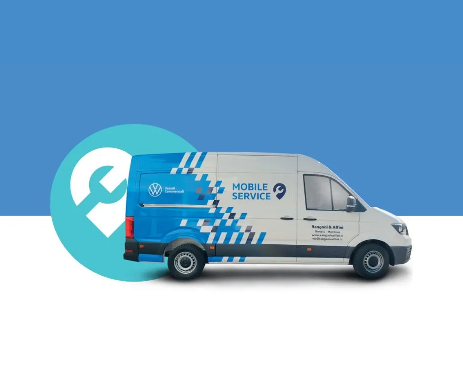 L'unità mobile Rangoni e Affini per portare l'assistenza Volkswagen direttamente presso la tua azienda