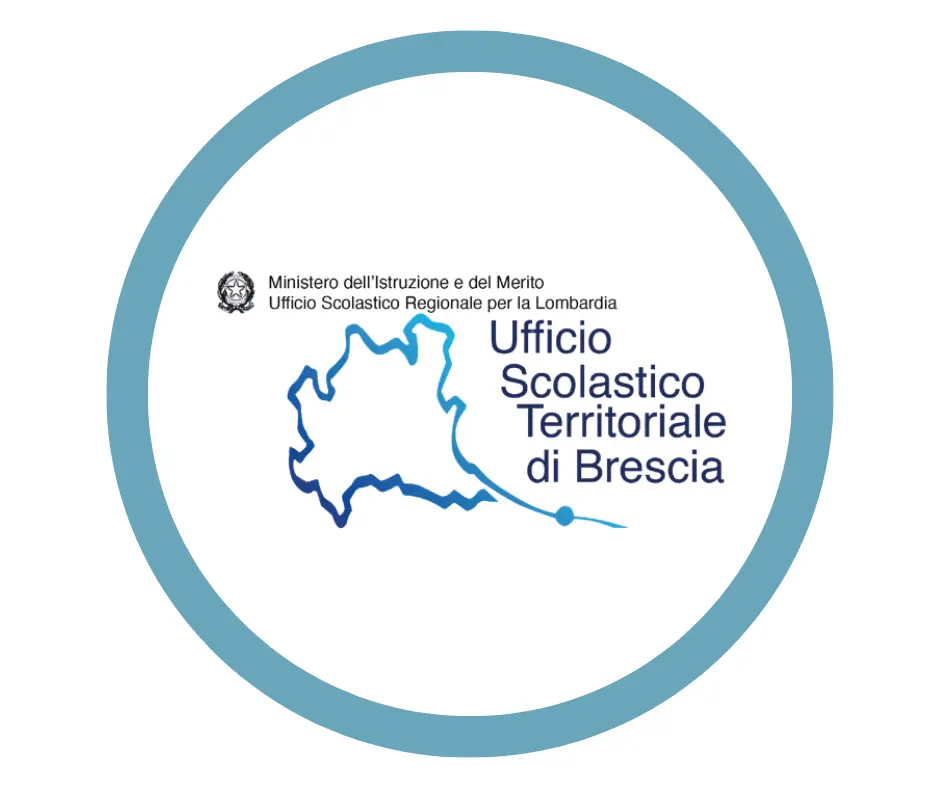 Logo dell'Ufficio Scolastico Territoriale di Brescia, parte del Ministero dell'Istruzione e del Merito.