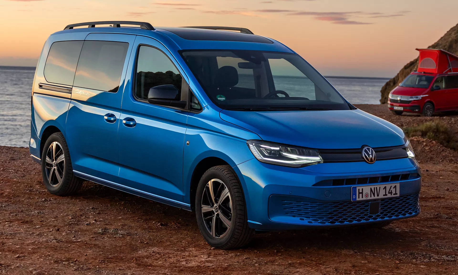 Il nuovo Volkswagen Caddy California è un elegante e versatile camper.