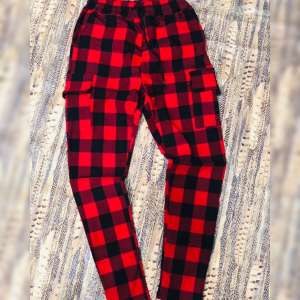 Pantalon Jogging Homme Rouge Noir