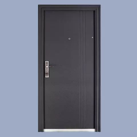 Porte D'entrée En Acier 90cm-210cm