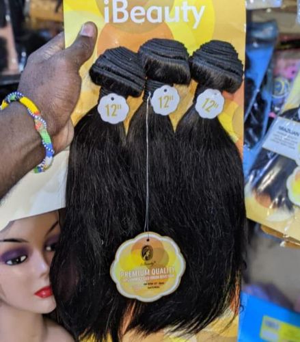 Mèche Longue Lisse - Noir