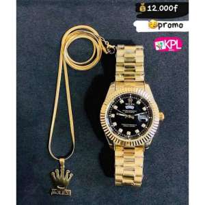 Pack Rolex - Montre et Chaîne