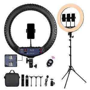 Ring Fill Light avec Accessoires 21 Pouces - Anneaux Lumineux LED