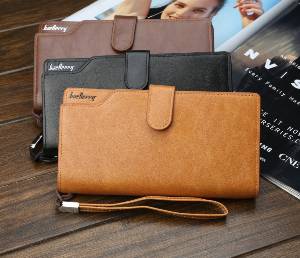 Baellerry Grande Capacité - Portefeuille En Cuir Artificiel Longue - Portefeuille Homme