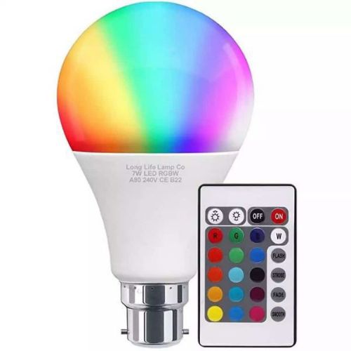 Ampoule Multicolore À Commande