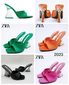 Chaussure Sandale À Talon Pour Femme - Zara