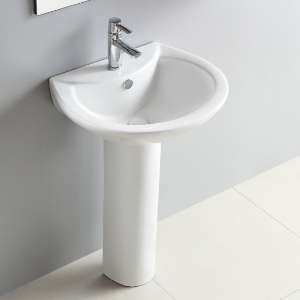 Lavabo Complet sur Pied Colonne 50 cm