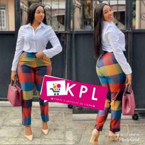 Ensemble Pantalon Chemisier Manches Longues - Vêtements Femme