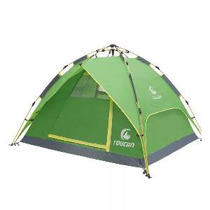 Tente de Camping Double épaisseur pour 3 personnes, Type parapluie, hydraulique, automatique, pour l'extérieur