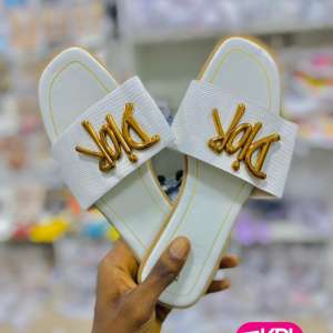 Tapette Dior - Chaussure Sandale Femme - Blanc