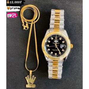 Pack Rolex - Montre et Chaîne