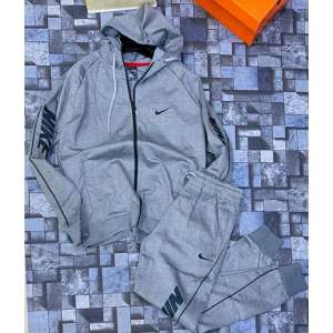 Complet Pull-over Nike Avec Pantalon - Gris