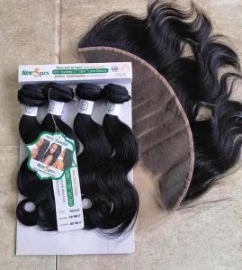 Mèche Avec Frontal Longueur 14