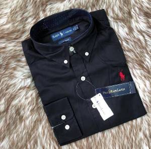 Chemise RALPH LAUREN - Chemise Manches Longues - Noir
