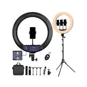 Ring Fill Light avec Accessoires 18 Pouces - Anneaux Lumineux LED