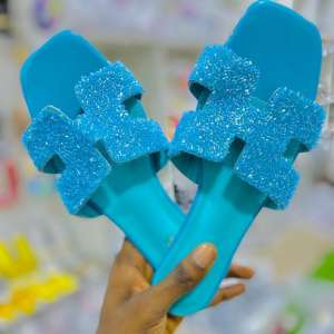 Tapette - Chaussure Sandale Femme - Bleu