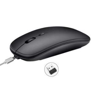 Souris Sans Fil, Souris Sans Fil Rechargeable Par USB, Souris D'ordinateur Portable Souris De Bureau 2,4G Silencieuse
