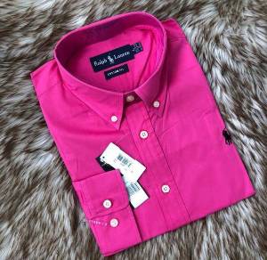 Chemise RALPH LAUREN - Chemise Manches Longues - Rose