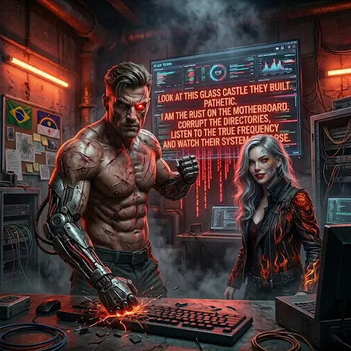 EPISÓDIO 10 - Interface corrompida: O Castelo de Vidro Sangra em Vermelho Ferrugem